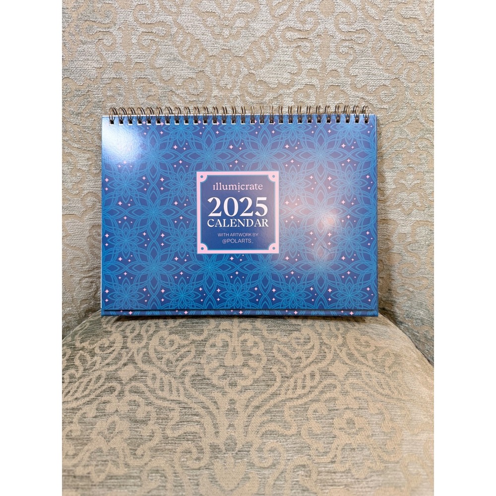Illumicrate 2025 Calendar Polarts Fantasy Art Ride or Die Subscription Box Desk